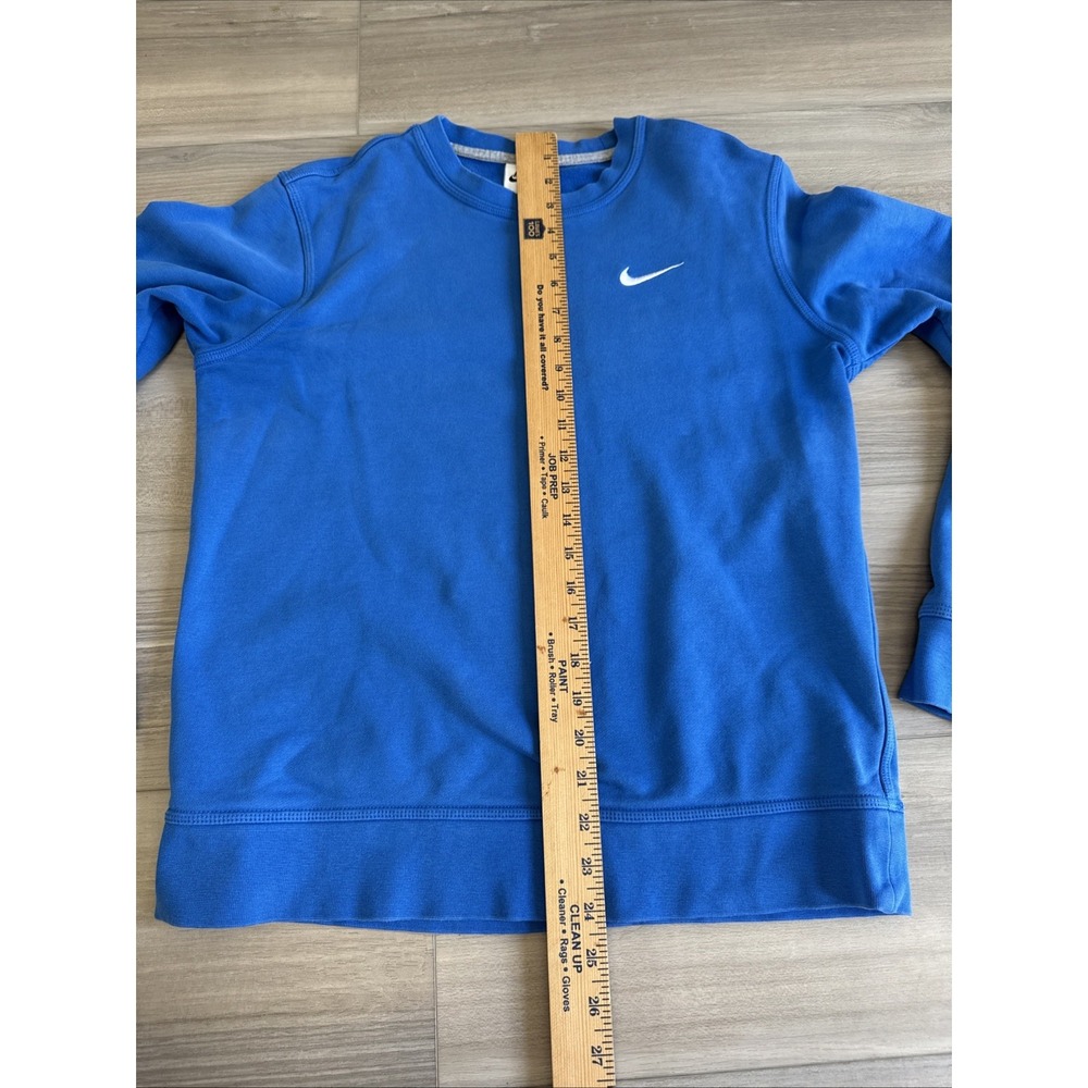 Nike Sweater Mens M Crewneck Pullover Swoosh Embroidered AA3177-403 Royal Blue - Picture 7 of 9